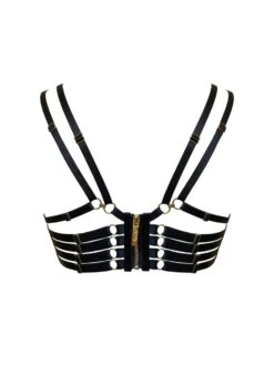 Kleio Ouvert Wire Bra (Black) 15 Kleio Ouvert Wire Bra (Black) -BLUEBELLA Sales Store bordelle kleio ouvert wired open cupless bra black underwired sexy lingerie H