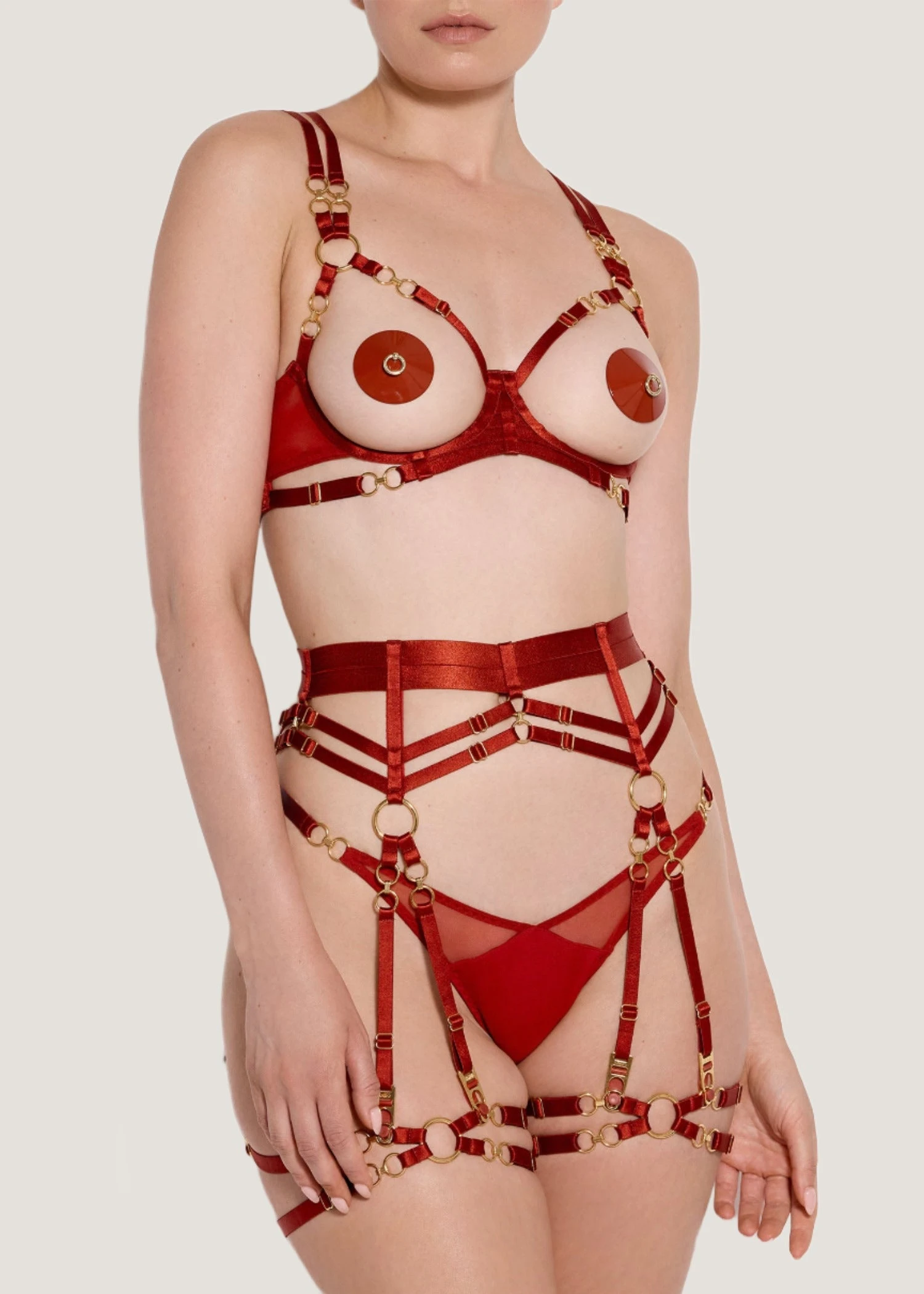 Kleio Ouvert Wire Bra (Burnt Red) 4 Kleio Ouvert Wire Bra (Burnt Red) - Image 4