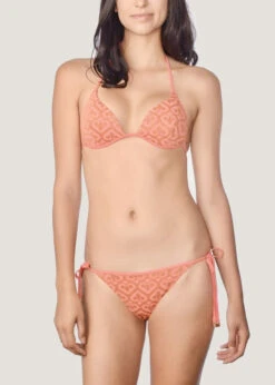 Love Triangle Top & String Bottom (Orange)
