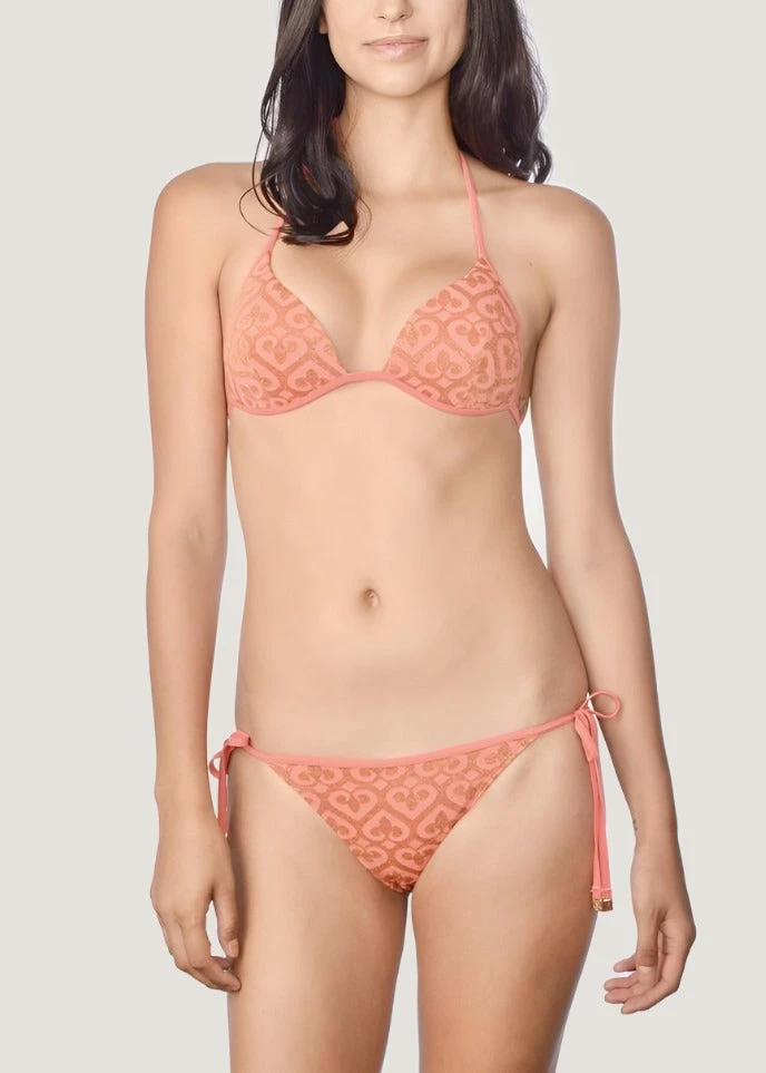 Love Triangle Top & String Bottom (Orange) 1 Love Triangle Top & String Bottom (Orange)