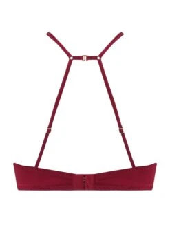 Athena Quarter Cup Bra (Red) -BLUEBELLA Sales Store coco de mer athena quarter cup open bra red cupless underwired sexy lingerie F