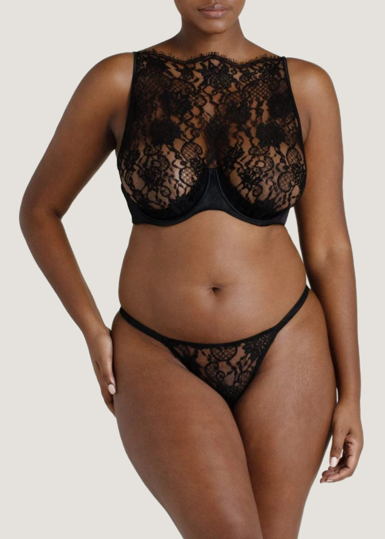 Hera Brazilian Knicker (Black) 4 Hera Brazilian Knicker (Black) - Image 4