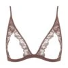 Paeonia Open Triangle Bra (Taupe)