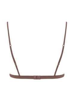 Paeonia Open Triangle Bra (Taupe) 9 Paeonia Open Triangle Bra (Taupe) -BLUEBELLA Sales Store coco de mer paeonia triangle open bra pink lace taupe cupless bralette sexy lingerie G