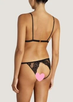 Seraphine Playsuit (Black) -BLUEBELLA Sales Store coco de mer seraphine playsuit black lace silk cutout bodysuit ouvert bottom sexy lingerie C copy