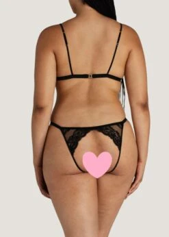 Seraphine Playsuit (Black) -BLUEBELLA Sales Store coco de mer seraphine playsuit black lace silk cutout bodysuit ouvert bottom sexy lingerie E copy