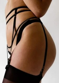 Forget Me Not (Black) Suspender -BLUEBELLA Sales Store god save queens forget me not suspender belt black sexy lingerie C