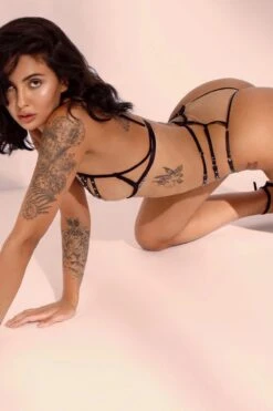 Gia Bra -BLUEBELLA Sales Store god save queens gia nude mesh bra see through bra high waist knicker see through lingerie sexy lingerie 19