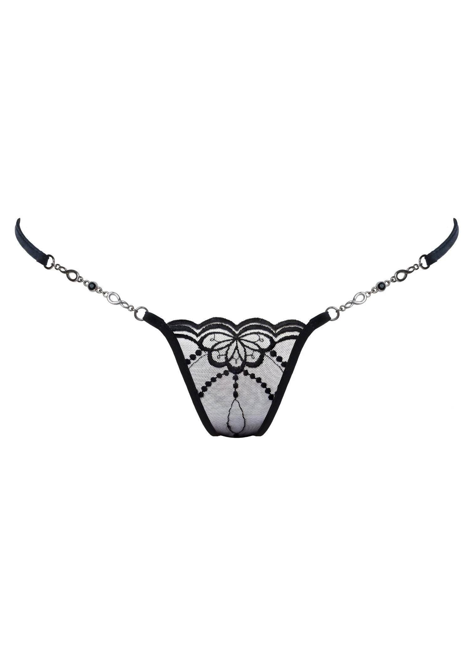 Butterfly In Black Luxury Mini G-String 1 Butterfly In Black Luxury Mini G-String