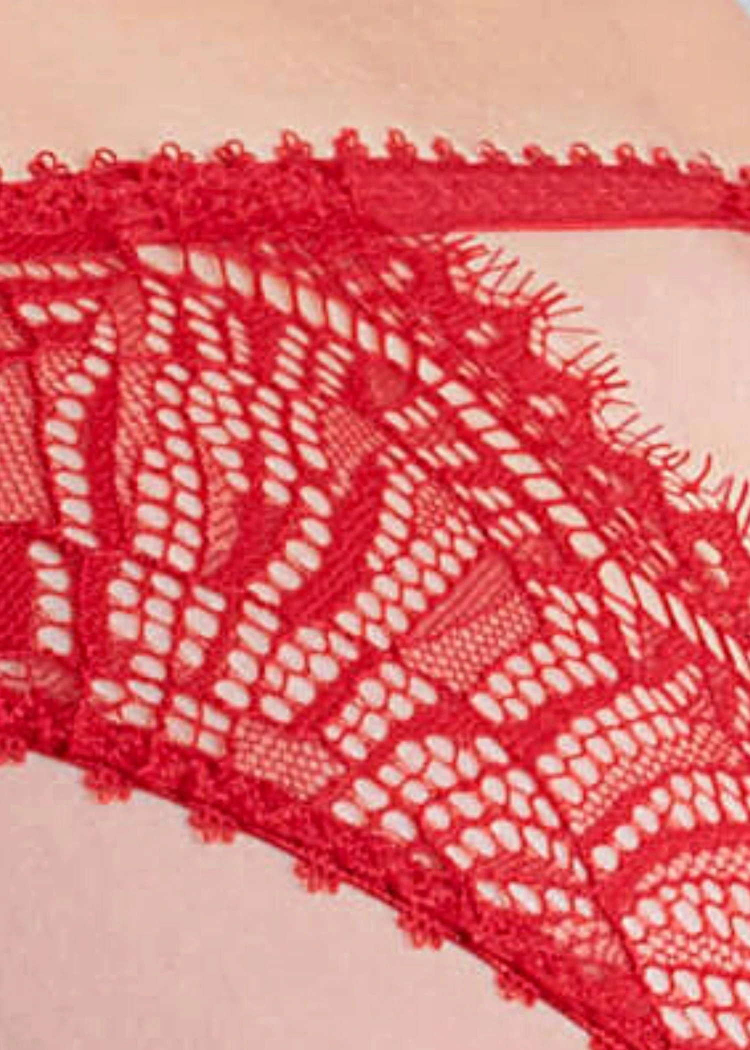 Maison Close Accroche Coeur Panty (Red) 4 Maison Close Accroche Coeur Panty (Red) - Image 4