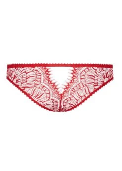 Maison Close Accroche Coeur Panty (Red) 9 Maison Close Accroche Coeur Panty (Red) -BLUEBELLA Sales Store maison close accroche coeur open back cutout panty red lace underwear sexy lingerie E