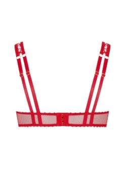 Maison Close Accroche Coeur Open Cup Bra (Red) 7 Maison Close Accroche Coeur Open Cup Bra (Red) -BLUEBELLA Sales Store maison close accroche coeur open cup bra red lace 561546 sexy lingerie D