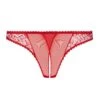 Maison Close Accroche Coeur Openable Thong (Red)