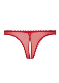 Maison Close Accroche Coeur Openable Thong (Red) 9 Maison Close Accroche Coeur Openable Thong (Red) -BLUEBELLA Sales Store maison close accroche coeur openable thong red lace crotchless underwear 561560 sexy lingerie E