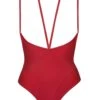 Maison Close Le Petit Secret Naked Breast Thong Body (Red)