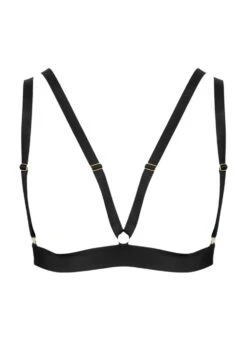 Maison Close Tapage Nocturne Naked Triangle Bra (Black)