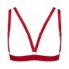 Maison Close Tapage Nocturne Naked Triangle Bra (Red)
