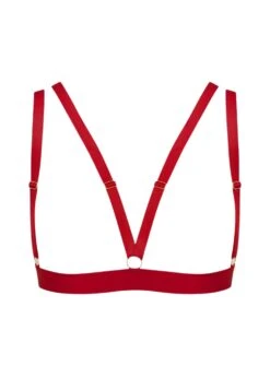 Maison Close Tapage Nocturne Naked Triangle Bra (Red)