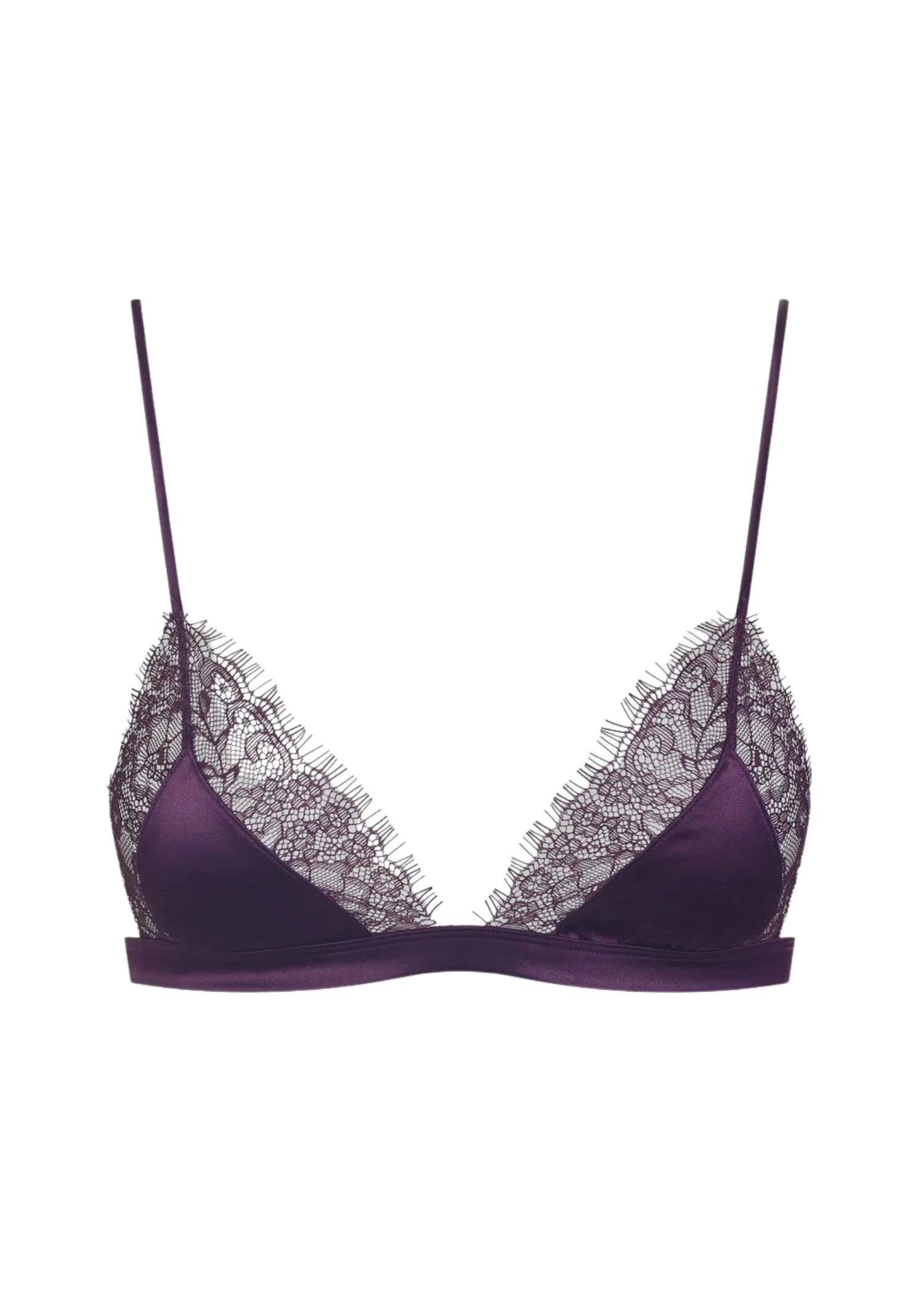 Maison Close Villa Satine Triangle Bra (Purple) 1 Maison Close Villa Satine Triangle Bra (Purple)