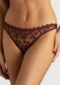 Front Page -BLUEBELLA Sales Store muse by coco de mer stella ouvert brazilian knicker plum lace luxury lingerie B