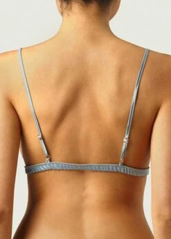 Viola Open Triangle Bra -BLUEBELLA Sales Store muse coco de mer viola open lace triangle bra bralette pale blue sexy lingerie C