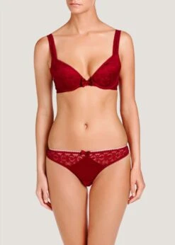 Mathilda Giggling (Carmine) Contour Plunge Bra 6 Mathilda Giggling (Carmine) Contour Plunge Bra -BLUEBELLA Sales Store s22 231.crmn c 4