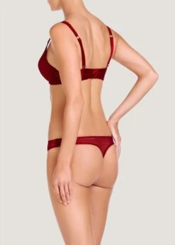 Mathilda Giggling (Carmine) Contour Plunge Bra 7 Mathilda Giggling (Carmine) Contour Plunge Bra -BLUEBELLA Sales Store s22 231.crmn d 4