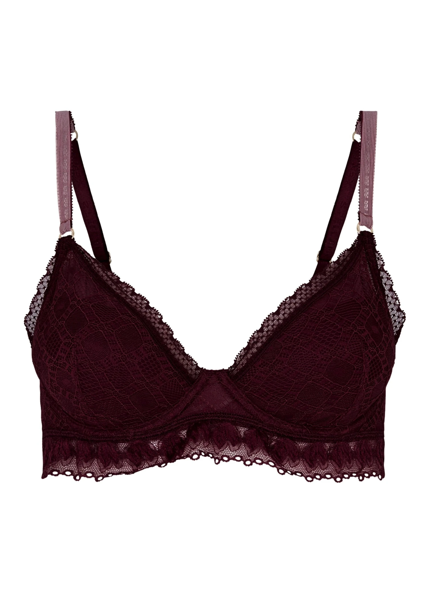 Jasmine Inspiring (Garnet Red) Contour Plunge Bra 1 Jasmine Inspiring (Garnet Red) Contour Plunge Bra