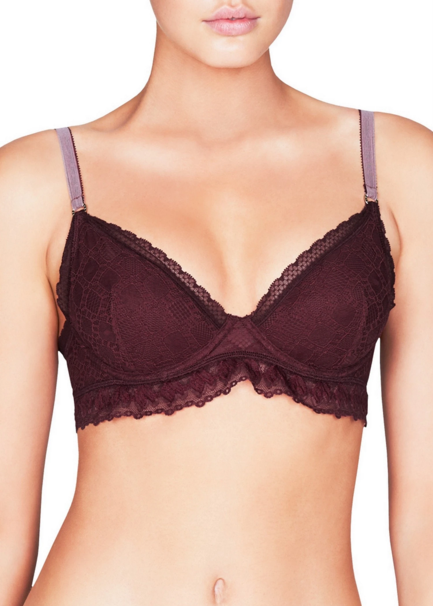 Jasmine Inspiring (Garnet Red) Contour Plunge Bra 2 Jasmine Inspiring (Garnet Red) Contour Plunge Bra - Image 2