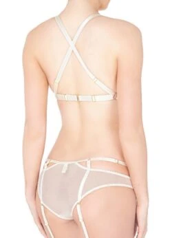 Signature Soft Mesh Cabaret Bra (Cream) -BLUEBELLA Sales Store sigb08cr bordelle signature soft mesh cabaret bra cream sexy lingerie e copy