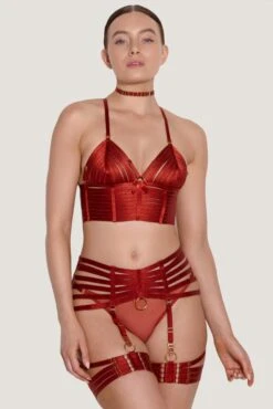 Front Page -BLUEBELLA Sales Store sigs01br bordelle webbed suspender burnt red sexy lingerie bottoms H