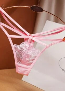 Aisha Multi Strap Thong -BLUEBELLA Sales Store unleashed aisha multi strap thong sexy lingerie pink C