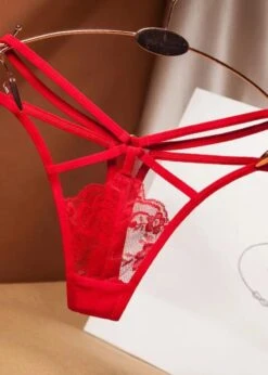 Aisha Multi Strap Thong -BLUEBELLA Sales Store unleashed aisha multi strap thong sexy lingerie red C