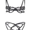 Brenda (Black) Open Bra & Ouvert Brief Set