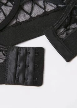 Perrie Bra, Thong & Suspender Belt -BLUEBELLA Sales Store unleashed perrie mesh underwire bra thong suspender garter black sexy lingerie set G