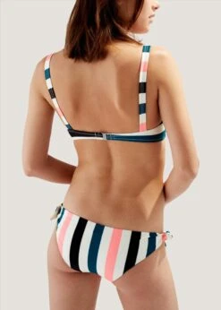 Solid & Striped The Jane Top And Bottom Bikini Swimwear -BLUEBELLA Sales Store ws 1046.47 1091 solid and striped the jane top bottom bikini swimwear black jade coral stripe c 1